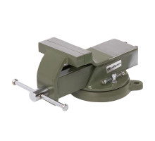 Тиски слесарные, 100 мм, стальные, поворотные Сибртех 18618