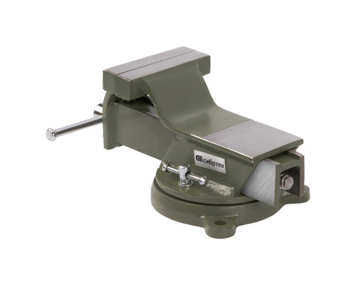 Тиски слесарные, 100 мм, стальные, поворотные Сибртех 18618