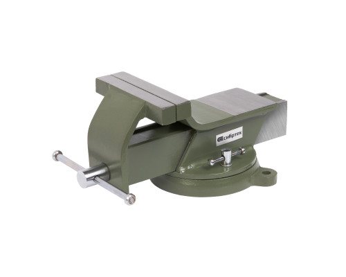 Тиски слесарные, 125 мм, стальные, поворотные Сибртех 18619