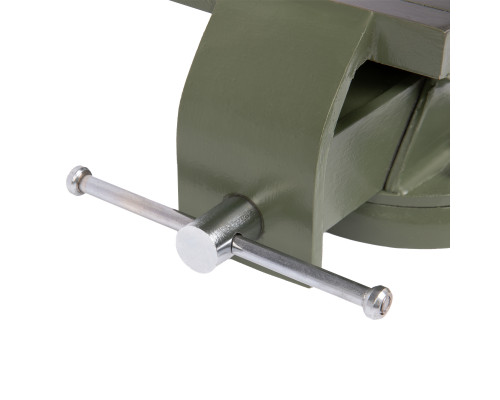 Тиски слесарные, 125 мм, стальные, поворотные Сибртех 18619