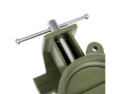 Тиски слесарные, 125 мм, стальные, поворотные Сибртех 18619