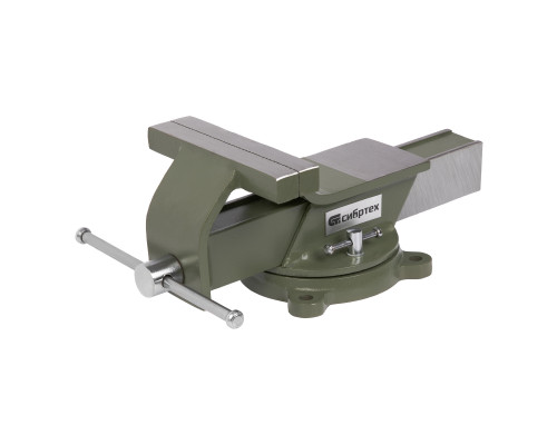 Тиски слесарные, 150 мм, стальные, поворотные Сибртех 18620