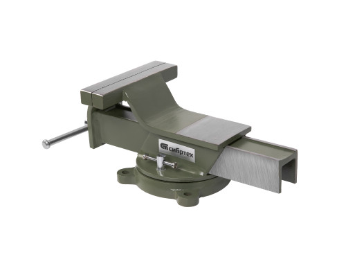 Тиски слесарные, 150 мм, стальные, поворотные Сибртех 18620