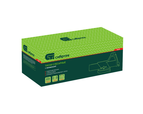 Тиски слесарные, 150 мм, стальные, поворотные Сибртех 18620