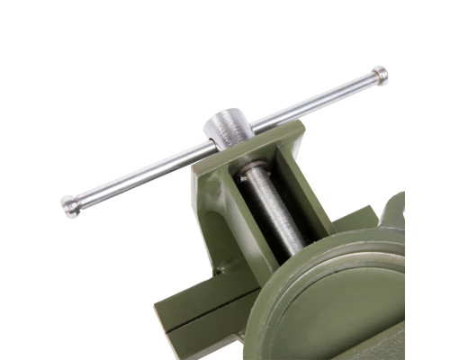 Тиски слесарные, 150 мм, стальные, поворотные Сибртех 18620