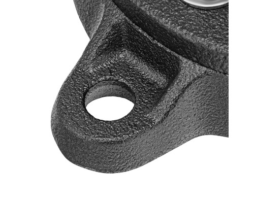 Тиски слесарные BVH-100, 100 мм, поворотные, стальная направляющая, с наковальней Denzel 18683