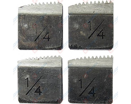 Резцы для клуппов 1/4", 4 шт. Sparta 773605