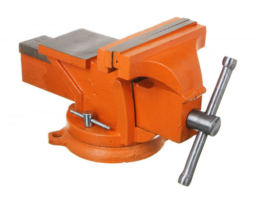 Слесарные тиски ЕРМАК с поворотным механизмом, 200 мм 668-017