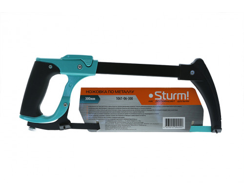 Ножовка по металлу, 300 мм, мгновенное снятие полотна Sturm! 1061-06-300