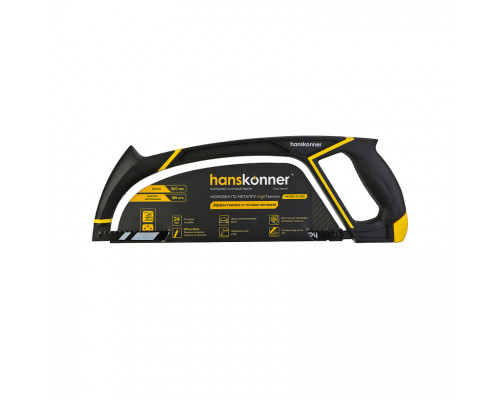 Ножовка по металлу Hanskonner 300 мм, усиленная, bi-metal полотно HK1061-01-300