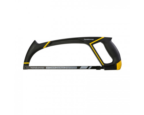 Ножовка по металлу Hanskonner 300 мм, усиленная, bi-metal полотно HK1061-01-300