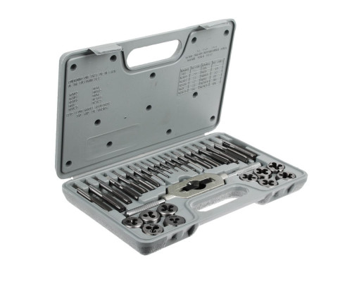 Набор метчиков и плашек ЕРМАК 31 предмет М3-М12 657-003