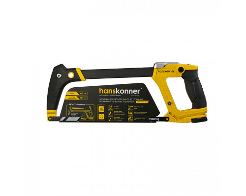 Ножовка по металлу 300 мм, встроенная ножовка по дереву, bi-metal, SK5, Hanskonner HK1061-02-300