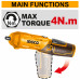Аккумуляторная отвертка INGCO 4 В 4 Нм 1/4" CSDLI04425