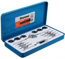 Набор метчиков и плашек ЕРМАК 14 предметов М3-М10 657-002