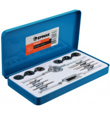 Набор метчиков и плашек ЕРМАК 14 предметов М3-М10 657-002