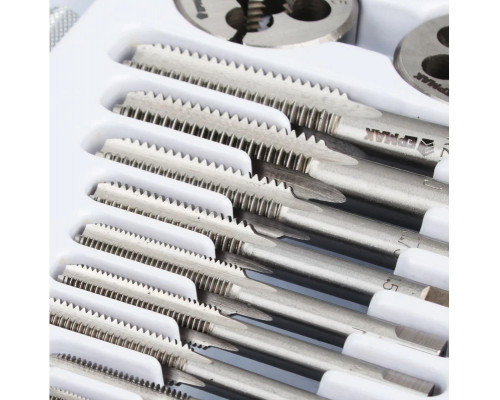 Набор метчиков и плашек ЕРМАК 36 предметов М3-М16 657-004