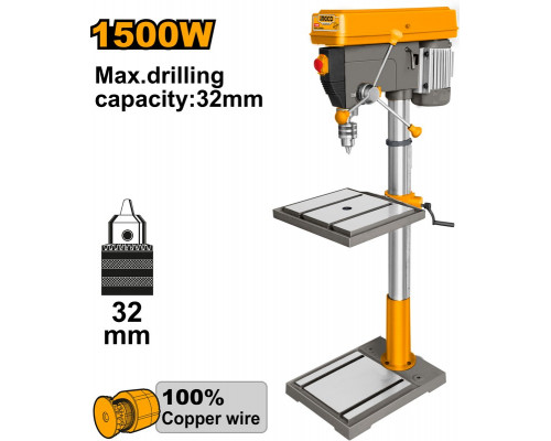 Сверлильный станок 1500 Вт INGCO INDUSTRIAL DP3211005