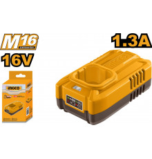 Быстрое интеллектуальное зарядное устройство SUPER INGCO INDUSTRIAL 16 В 1,3 Ач FCLI1613