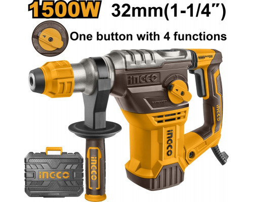 Перфоратор 1500 Вт SDS-Plus 5,5 Дж INGCO INDUSTRIAL RH150068