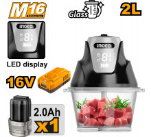 Аккумуляторный измельчитель блендер INGCO 16 В 2 л CFP029K