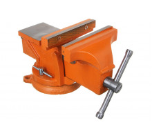 Слесарные тиски ЕРМАК с поворотным механизмом, 200 мм 668-017