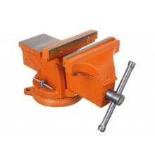 Слесарные тиски ЕРМАК с поворотным механизмом, 200 мм 668-017