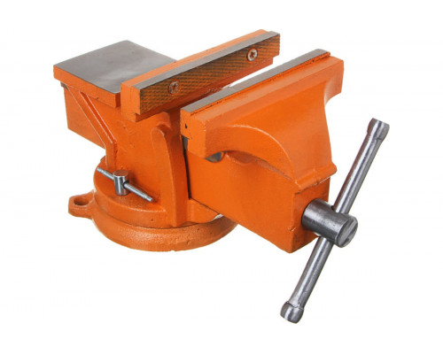 Слесарные тиски ЕРМАК с поворотным механизмом, 200 мм 668-017