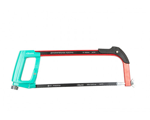 Ножовка по металлу с дополнительным полотном, 300 мм, серия Кулибин, Sturm! 1061-07-300