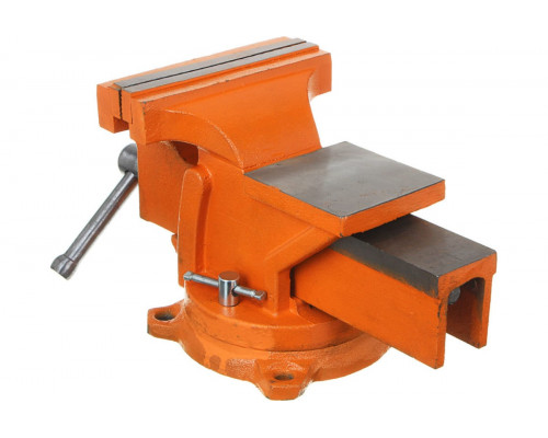 Слесарные тиски ЕРМАК с поворотным механизмом, 200 мм 668-017