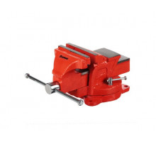 Слесарные тиски ЕРМАК с поворотным механизмом, 100 мм 668-009