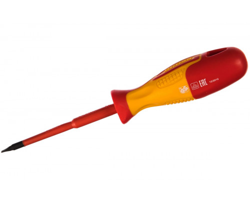 Диэлектрическая отвертка SL3х75 мм, CrMo, до 1000 В GROSS 12941