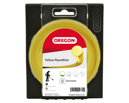 Леска Oregon 90152E Roundline Желтая 2,0 мм 15 метров (блистер)