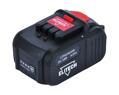 Аккумулятор (Li-Ion, 18 В, 4 Ач) Elitech 1820.067700 Аккумулятор (Li-Ion, 18 В, 4 Ач) Elitech 1820.067700