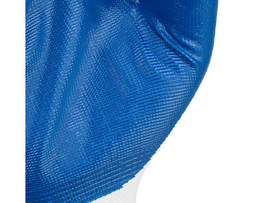 Перчатки полиэфирные с синим нитрильным покрытием, размер 9, 13 класс вязки СИБРТЕХ 678625