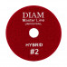 Алмазный гибкий шлифовальный круг DIAM Master Line Hybrid 100*3 мм #2 000719