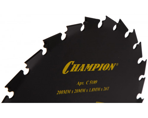 Нож с долотообразными зубцами (200х20 мм) Champion C5109