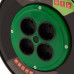 Силовой удлинитель на кабельной катушке СИБРТЕХ 4 розетки без заземления, ПВС, 30 м, 2200 Вт/10 А, тип УХ10 95843