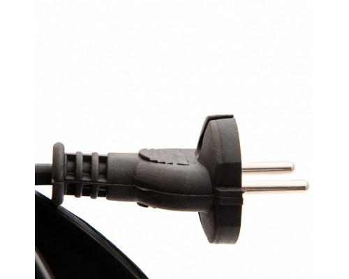 Силовой удлинитель на кабельной катушке СИБРТЕХ 4 розетки без заземления, ПВС, 30 м, 2200 Вт/10 А, тип УХ10 95843