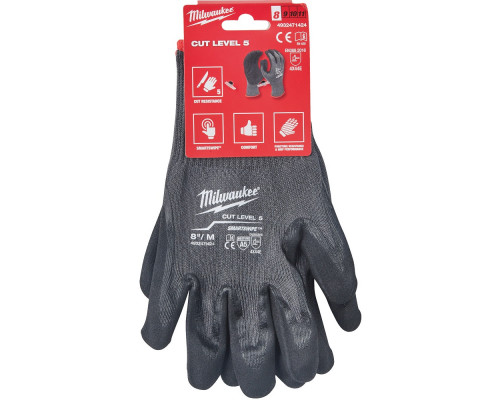 Перчатки с защитой от порезов Milwaukee, уровень 5, размер M/8 4932471424