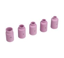 Набор керамических сопел для газовой линзы № 5, 6, 7, 8, 10 DENZEL 93659