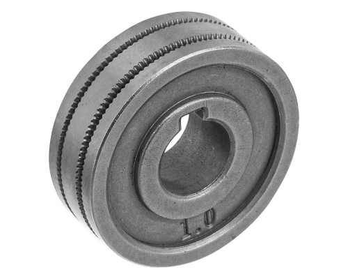 Подающий ролик, зубчатый профиль под флюсовую проволоку 0,8-1 мм, 2 шт DENZEL 93652