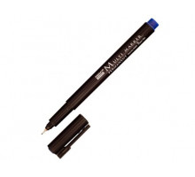 Перманентный маркер MARVY UCHIDA Multi Marker для письма по всем поверхностям, 0,3-0,5 мм, синий MAR2600S/3