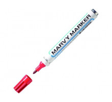 Перманентный маркер MARVY UCHIDA с круглым наконечником, 1.5-3 мм, красный MAR400/2