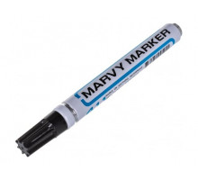 Перманентный маркер со скошенным наконечником MARVY UCHIDA 1-5 мм, черный MAR411/1