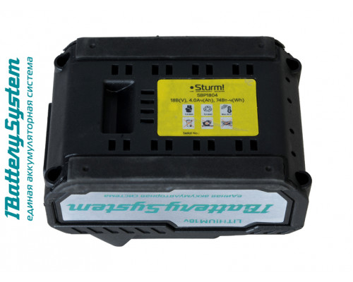 Аккумулятор 1BatterySystem (18 В; 4 Ач) Sturm SBP1804