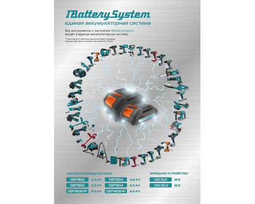 Аккумуляторный секатор Sturm! CPS1803BL 1BatterySystem без ЗУ и АКБ