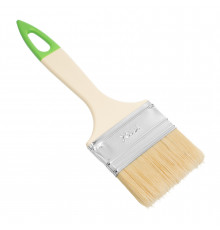 Кисть флейцевая СИБРТЕХ 70х8 мм, натуральная щетина, пластиковая ручка, 10 шт 82581