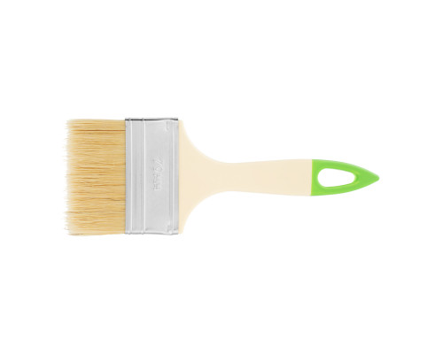 Кисть флейцевая СИБРТЕХ 70х8 мм, натуральная щетина, пластиковая ручка, 10 шт 82581