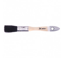 Плоская кисть MTX натуральная черная щетина, деревянная ручка 3/4" 82616